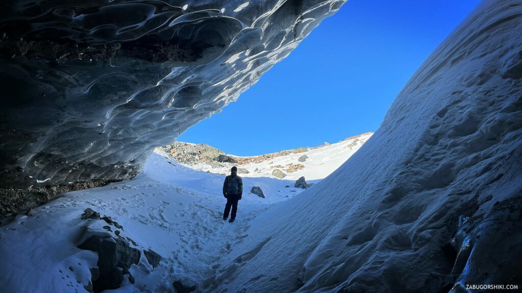 Day Hiking Tour to the Tuyuksu Ice Grottos (Dolphin & Whale) from Almaty