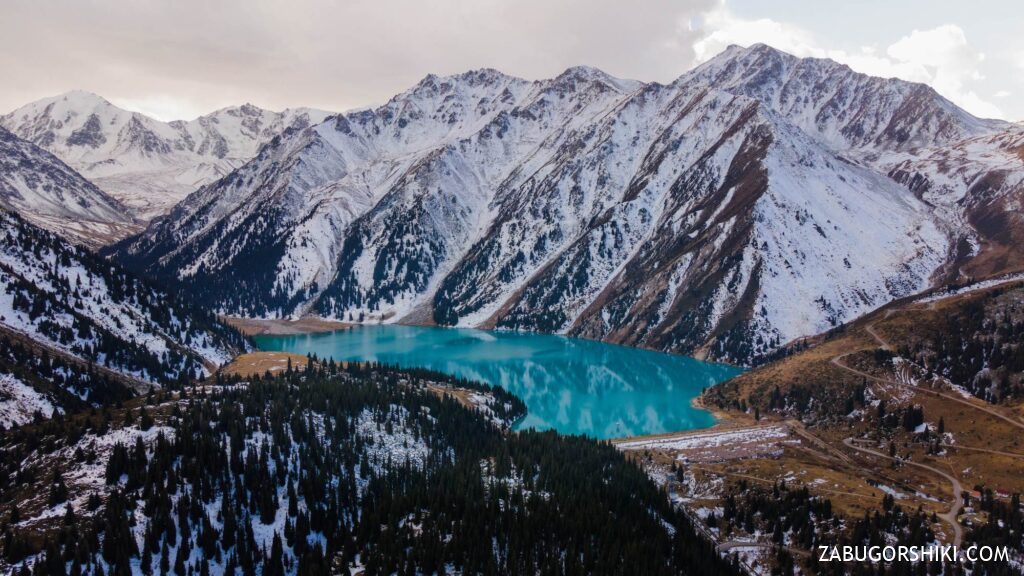 Big Almaty Lake, a turquoise mountain lake near Almaty