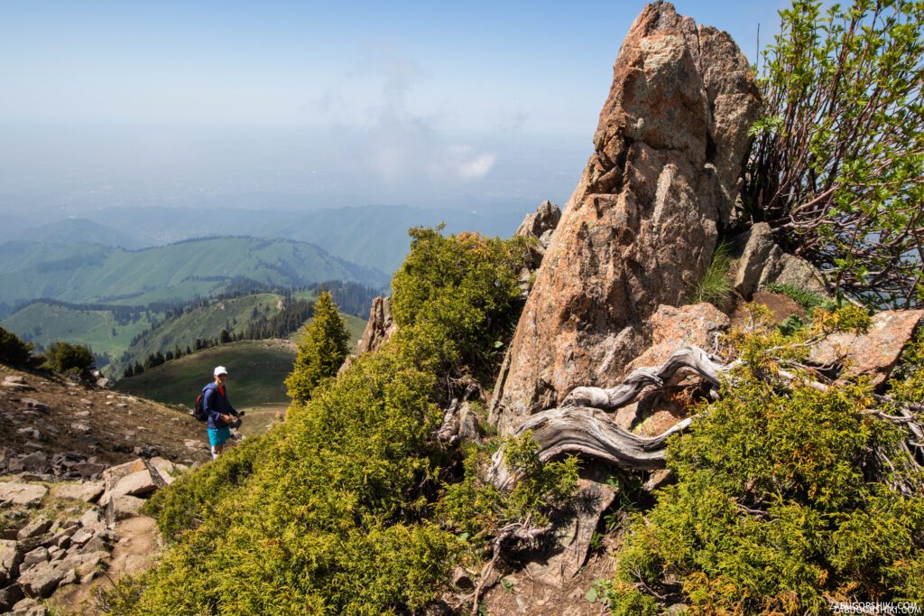 Спуск с пика Панорамы